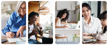 Adults and kids learning Spanish through online classes with Lumicios Spanish School